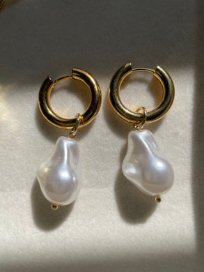 Mykonos Pearl Earrings