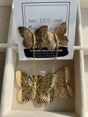 Level Up Butterfly Earrings